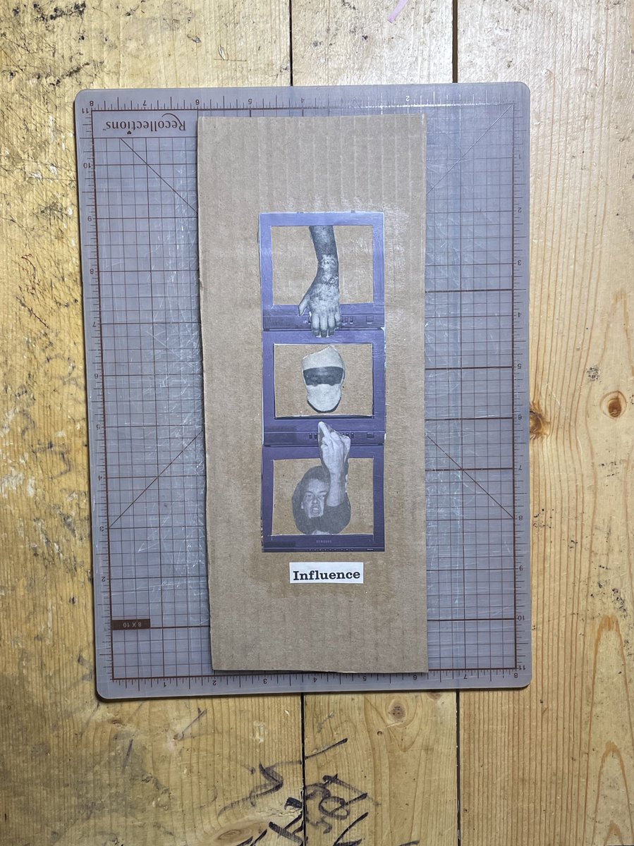 Ham_Zits's tweet photo. Found images pasted on cardboard
10.5x4
#collageart #Foundimage #papercollage #art #ArtistOnTwitter #CollageArtist https://t.co/r8eYdncqBJ