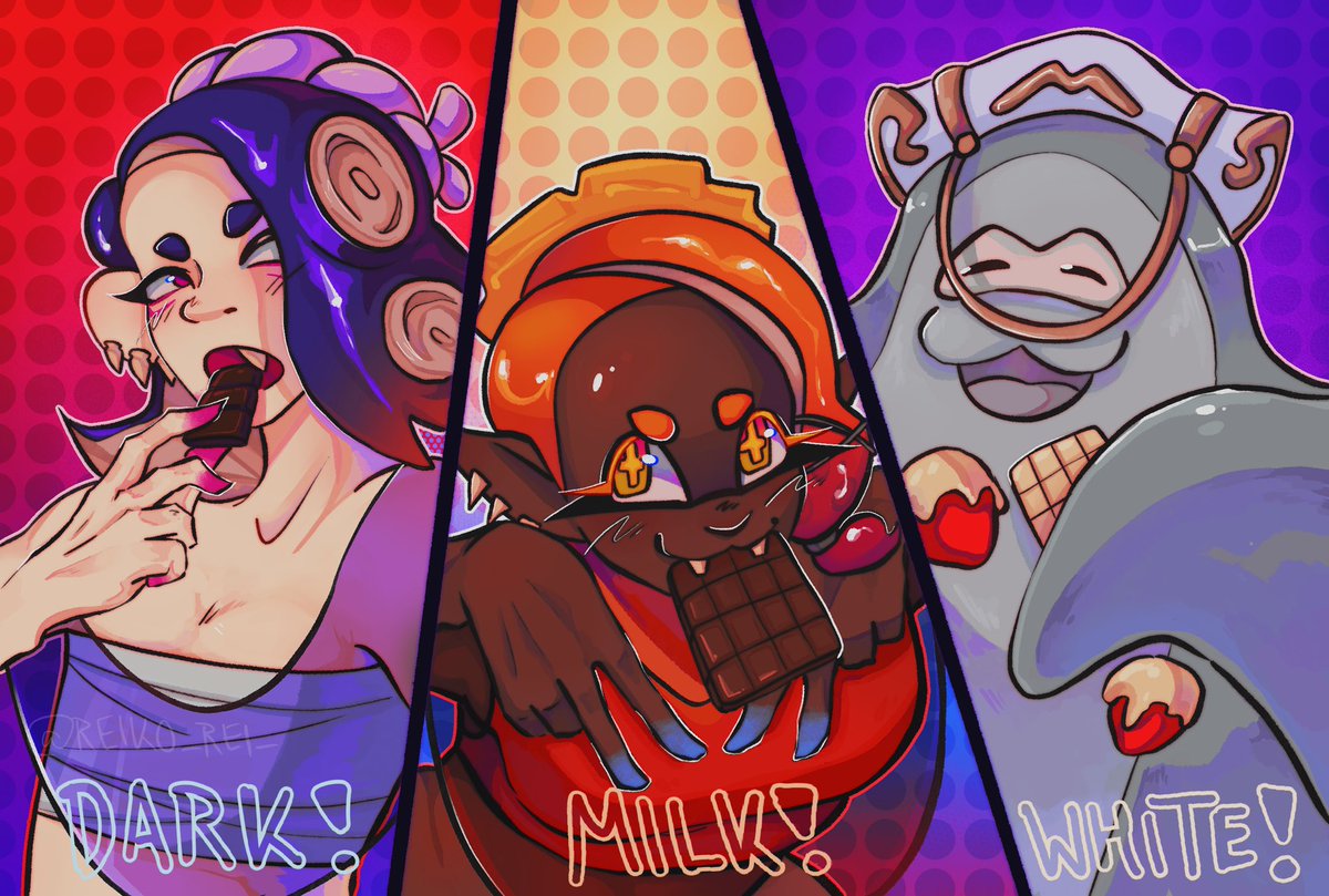 chocolate splatfest !! which team will you fight for? #Splatoon3 #Splatfest