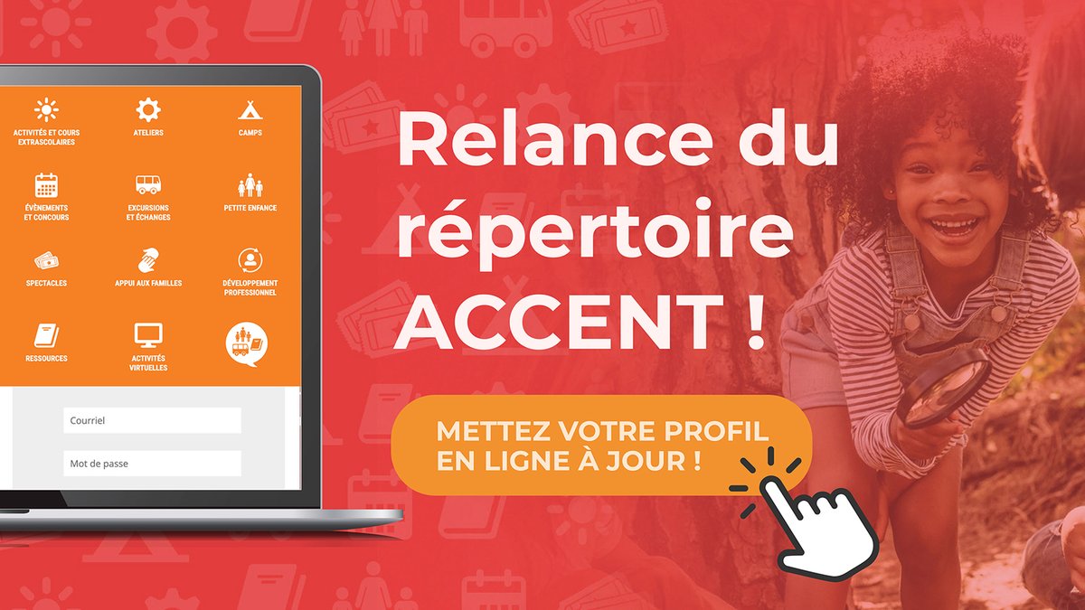 Bonne nouvelle ! Le projet ACCENT reprend du service ! Profitez-en pour mettre vos profils à jour sur notre site Web : accentalberta.ca

Good news ! The ACCENT project is back in service! Take the opportunity to update your profiles on our website: accentalberta.ca