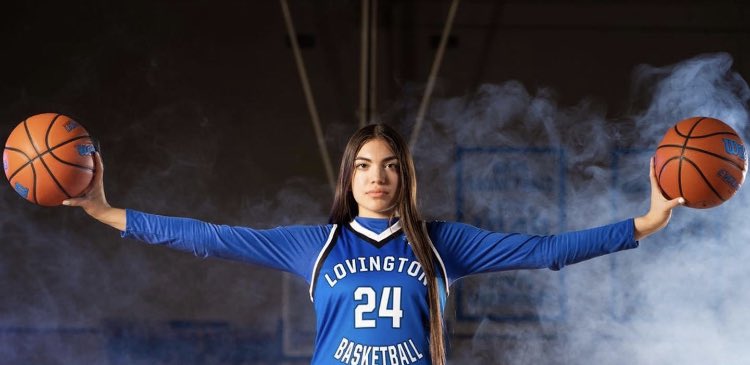 NMWTXhoops's tweet photo. Continuing with our “Meet the Players” series is Junior Post, Erlin Salcido!                       
Erlin is our leading rebounder and top post defender! Her hustle and great leadership make her a very valuable piece to our success! 💙🏀💙 https://t.co/UcKQogINj7