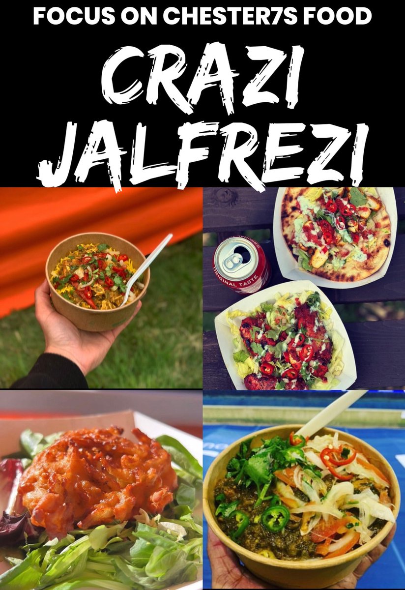 Delicious Indian Street food from Crazi Jalfrezi Catering is next on the list of outstanding food options at Chester7s this summer. A regular caterer at massive events all over the uk, these guys will really spoil you #rugby #