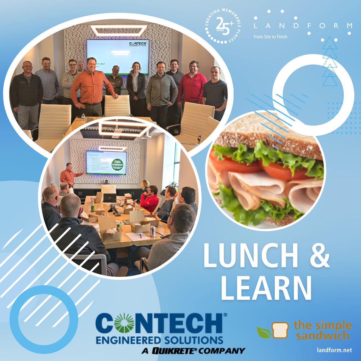 LPSminneapolis's tweet image. .@ContechES @SimpleSandwich One of the many benefits of forming your future at Landform is the continued education we offer our team.

Learn more about today&apos;s event at landform.net/lunch-and-lear….

#ContechEngineeredSolutions #SimpleSandwich #Education #Growth #Hiring