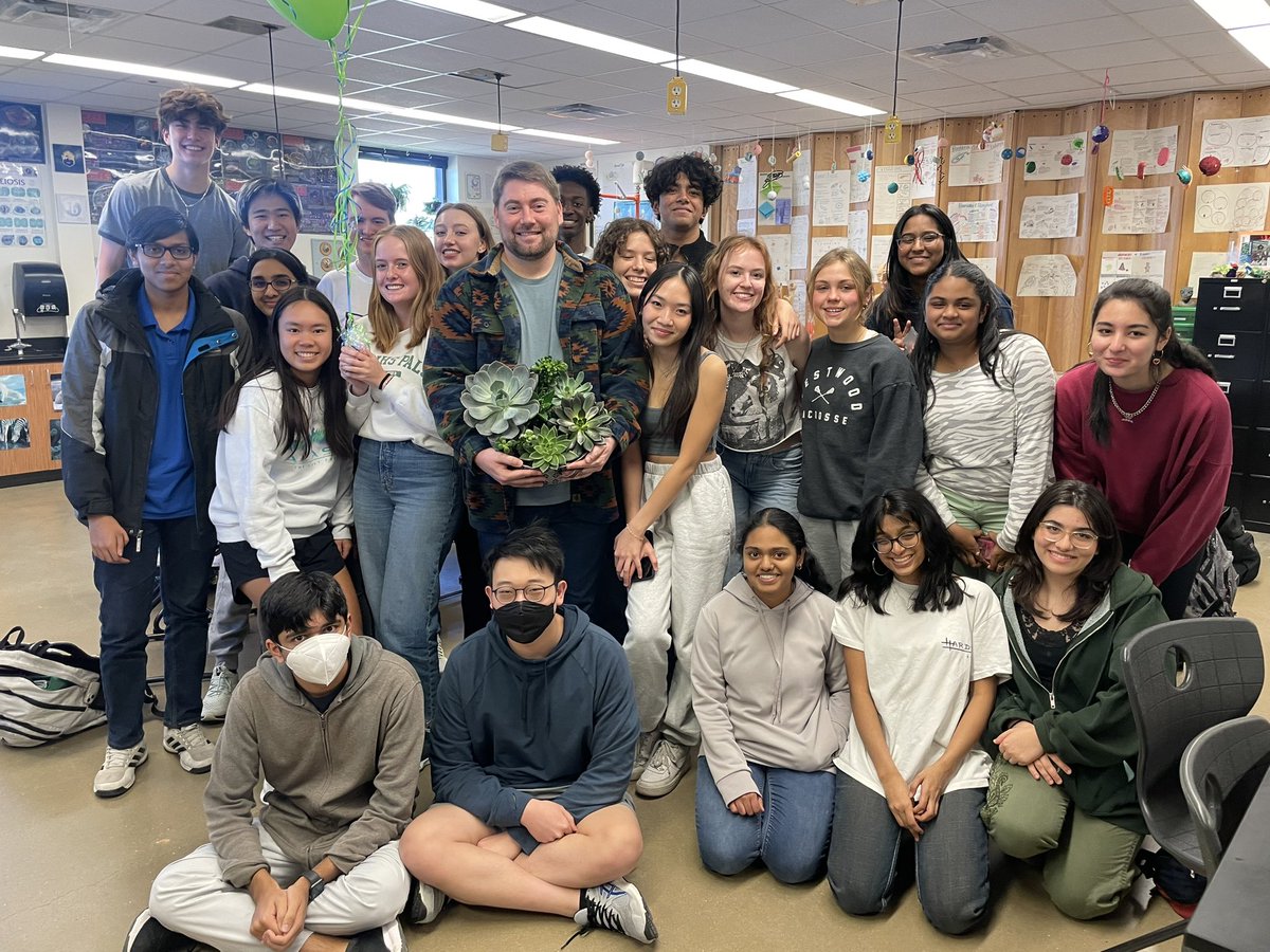 WWarriorNation's tweet photo. Congratulations, Mr. Scheiber, our 2023 Westwood High School Teacher of the Year! https://t.co/UGOudumEmE