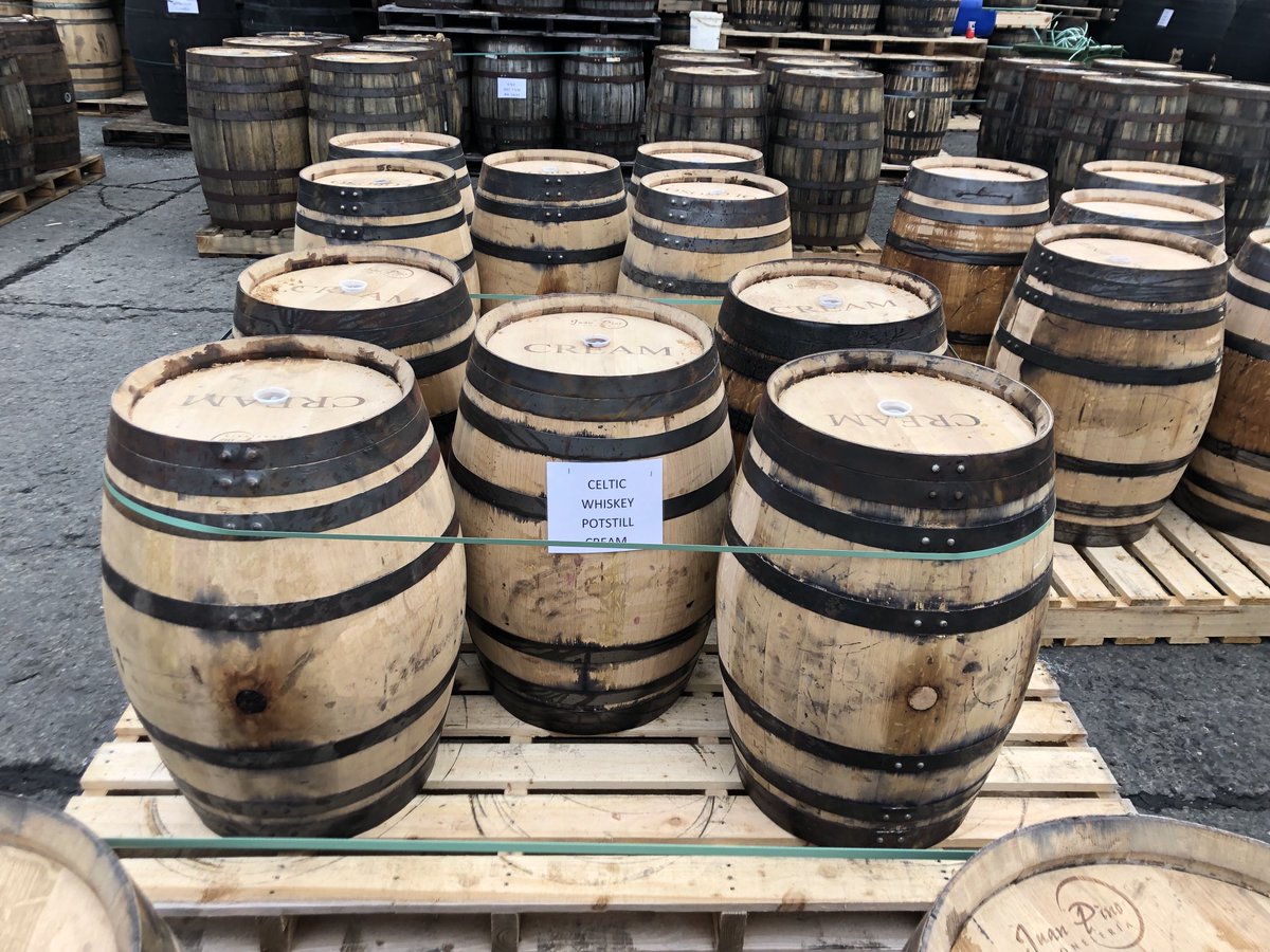 Our first batch of 130 litre cream sherry casks sourced directly are €1775 with choice of Single Pot Still or 25PPM Peated Malt. For more info please see celticwhiskeyshop.com/whiskey-casks/