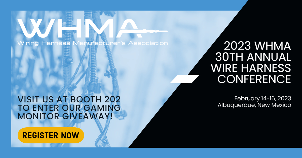 bpotock's tweet photo. Stop by booth 202 and meet our team at @IPCassociation #WHMA2023, 2/14 - 2/16, in Albuquerque, NM. Learn how to easily drive harnesses from quote to manufacturing with Harness Builder for #E3series. Register for your badge today. #gettoknowzuken
ย
https://t.co/nHqTyXB0CL https://t.co/7OXYJeY6d2