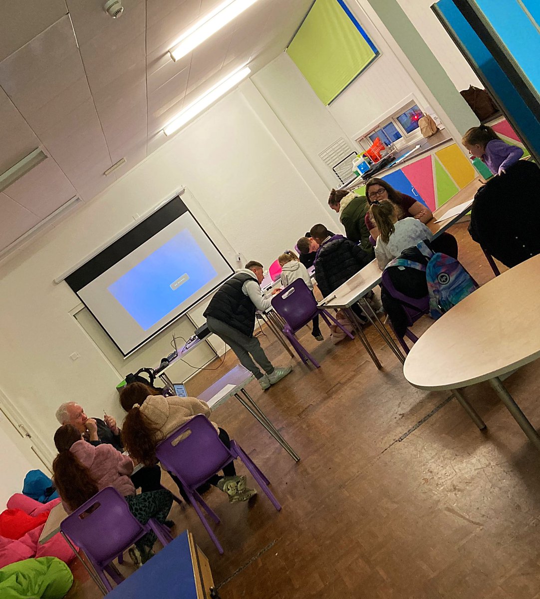 GillianYsortit's tweet photo. What a brilliant start to @ysortit Inclusive Homework club 📚💜 Inspired by a very special 15 year old pupil from @clydebankhigh 😁 supported @Lachlanysortit 😁 &amp; fab volunteer tutors !!! Watch this space something special happening!!! @WDCEducation @Laura_Mason_WDC @WDCouncil https://t.co/UaeoQWfPeP