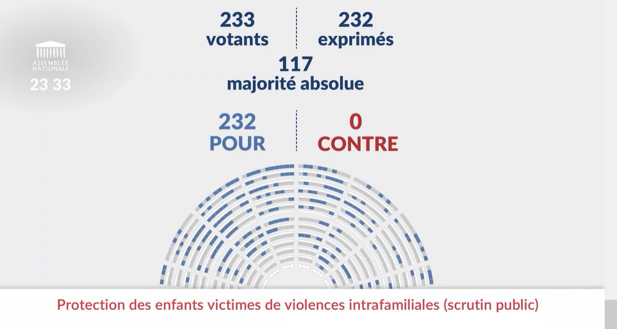 BechirSkt's tweet photo. L'Assemblée vient d'adopter à l'unanimité la proposition de loi portée par @isasantiago_94. C'est une nouvelle étape pour la protection des victimes et co-victimes des violences intrafamiliales. Des mois de travail et une belle mobilisation transpartisane, émotion Isabelle ! https://t.co/kYHLKCUtW8