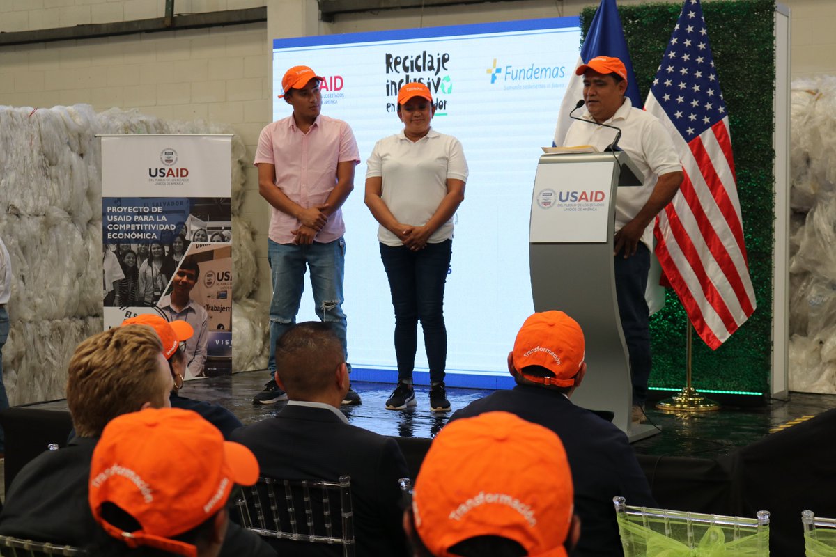 FUNDEMAS (@fundemas) on Twitter photo El Proyecto de Reciclaje Inclusivo cuenta con el apoyo de: <a href="/AECIDElSalvador/">AECID El Salvador</a>, <a href="/giz_gmbh/">GIZ</a>, @ILCElSalvador, <a href="/TernovaGroup/">Ternova</a>, @CarvajalEmpaque <a href="/Latitud_R/">LatitudR</a>, <a href="/VerdeParque/">Parque Industrial Verde</a>, <a href="/ElMundoSV/">Diario El Mundo</a>, <a href="/FoamIndustrial/">Foam Industrial</a>, <a href="/asiplastic/">Asiplastic El Salvador</a>, <a href="/TNS_SV/">TechnoServe SV</a>, <a href="/BHElSalvador/">Banco Hipotecario de El Salvador</a>, <a href="/TOTOSAdeCV1/">TOTO Plastic</a>, <a href="/CorpDiscovery/">Discovery Environmental Corp.</a>, <a href="/WalmartMXyCAM/">Walmart México y CAM</a> El Proyecto de Reciclaje Inclusivo cuenta con el apoyo de: <a href="/AECIDElSalvador/">AECID El Salvador</a>, <a href="/giz_gmbh/">GIZ</a>, @ILCElSalvador, <a href="/TernovaGroup/">Ternova</a>, @CarvajalEmpaque <a href="/Latitud_R/">LatitudR</a>, <a href="/VerdeParque/">Parque Industrial Verde</a>, <a href="/ElMundoSV/">Diario El Mundo</a>, <a href="/FoamIndustrial/">Foam Industrial</a>, <a href="/asiplastic/">Asiplastic El Salvador</a>, <a href="/TNS_SV/">TechnoServe SV</a>, <a href="/BHElSalvador/">Banco Hipotecario de El Salvador</a>, <a href="/TOTOSAdeCV1/">TOTO Plastic</a>, <a href="/CorpDiscovery/">Discovery Environmental Corp.</a>, <a href="/WalmartMXyCAM/">Walmart México y CAM</a>
