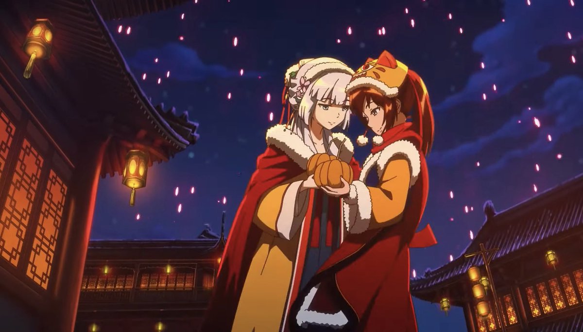 _Yuri0nly's tweet photo. Literally finished it in one seating. What a gem to have stumbled upon this 🥹

Calling all the gaes to watch it!! 
Just 2 lesbeans on a journey who rly like each other and will risk their life to protect each other like it’s so wholesome 😭
#SpiritWindElegance
#SoulmateAdventure https://t.co/7uzBbLH1jS