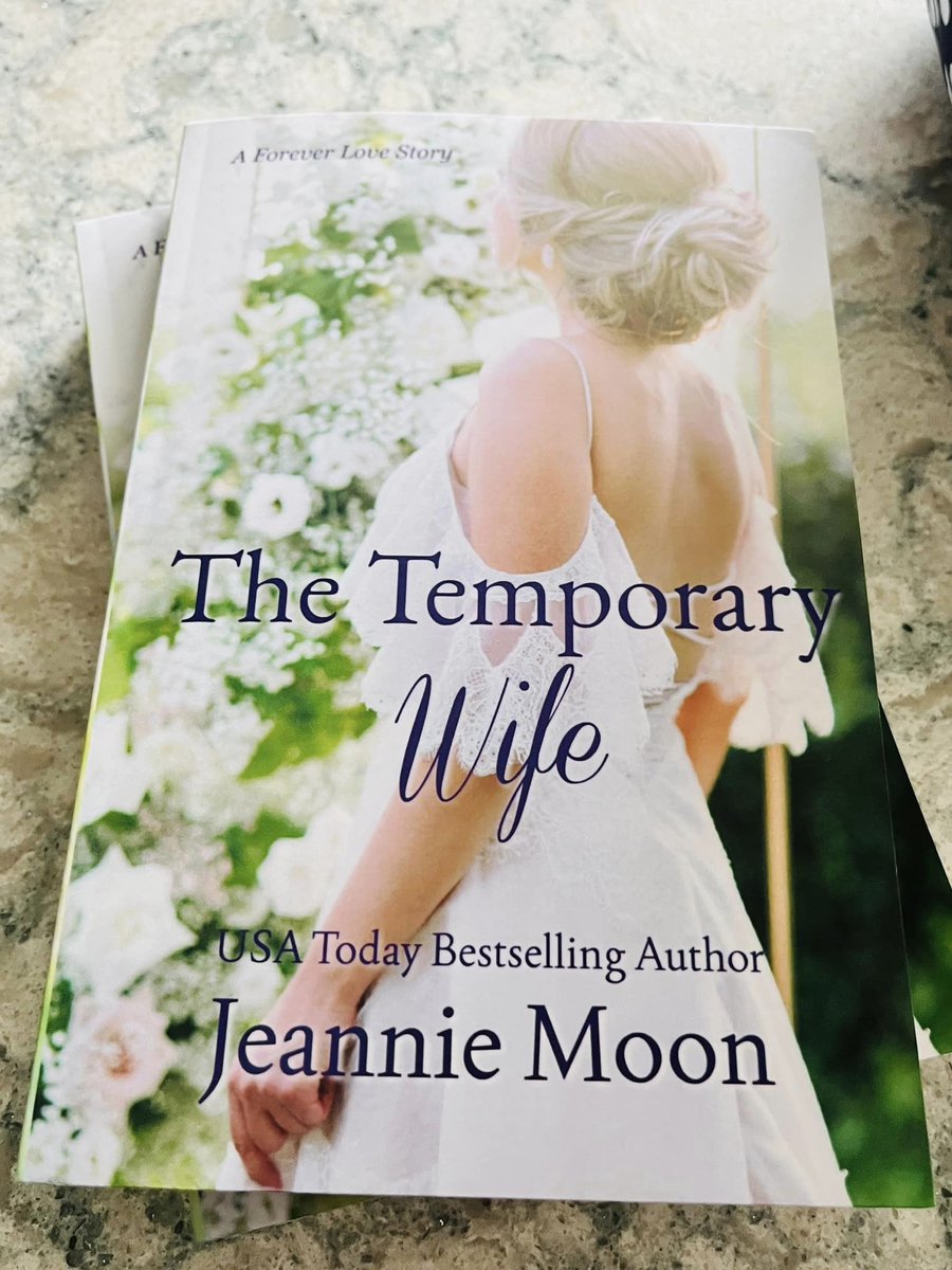 In 2013, The Temporary Wife was released digitally.  Even though it sold well, the publisher never issued a print edition.

Now, ten years later, I have my rights back. And I’m tearing up a bit as I see my first book in print for the very first time. #readromance #romanceauthor