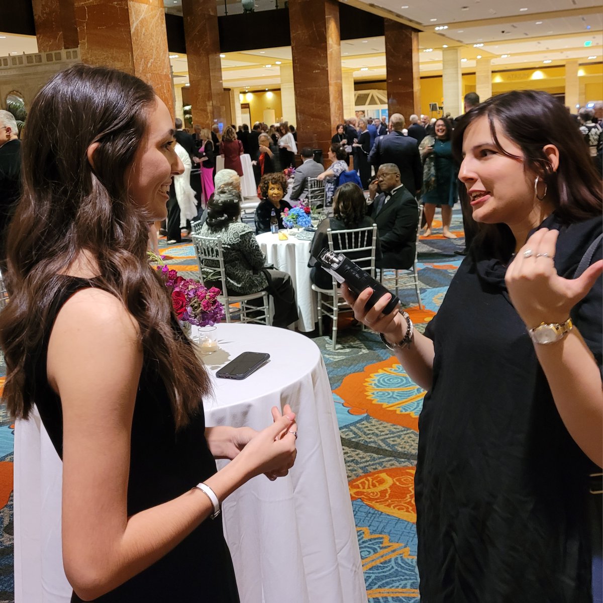 CatholicFnd's tweet photo. Thanks KATH, 910-AM for interviewing @matt_tcf, president &amp; CEO of the Foundation; Dan Odom, Foundation board president &amp; Charlotte Blank, a @JPIIHSPLANO junior who received the Hal Tehan Scholar Award at our 40th annual Award Dinner. 

Listen here: https://t.co/P6FRV78es9 https://t.co/eVaparhQFp