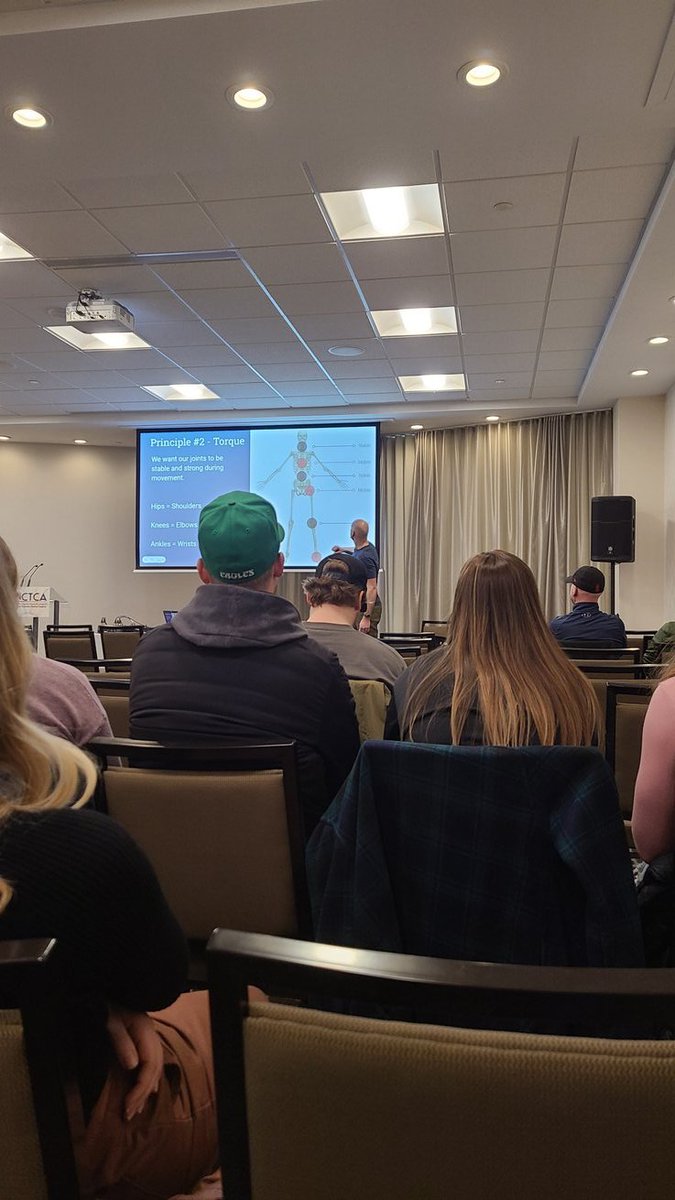 Great session at <a href="/NCTCA/">NCTCA</a> talking about the importance of teaching fundamental movement patterns in kids!