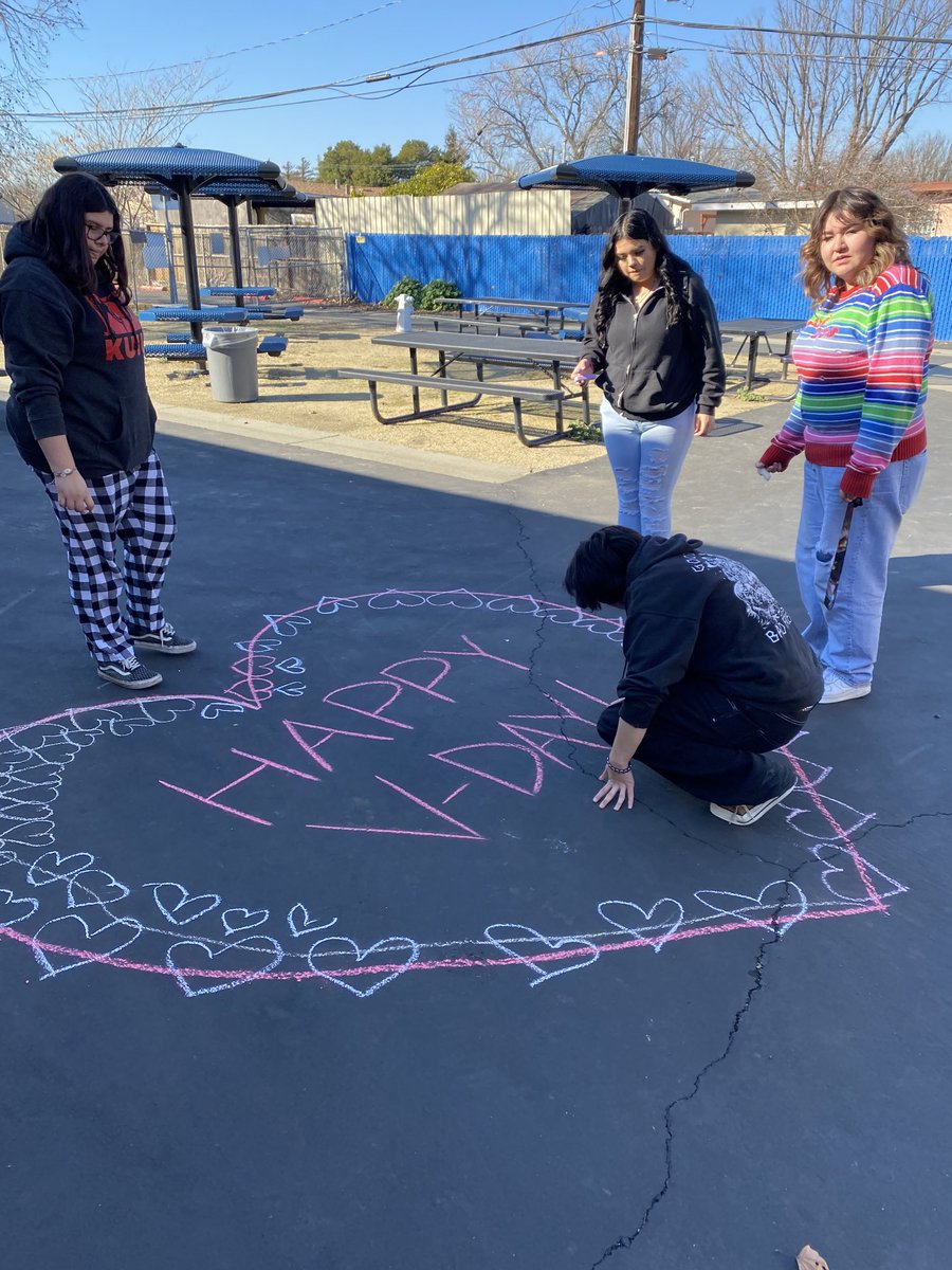Leadership is getting ready for Valentine’s Day!