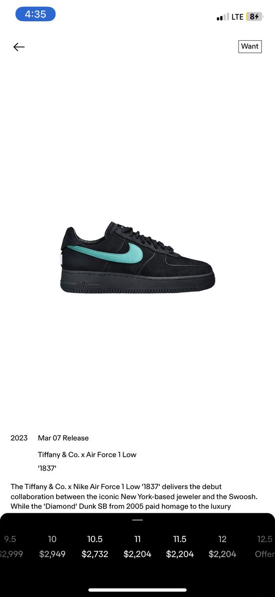 hendrick_24HMH's tweet photo. @SnkrsStock I see a lot of people around here saying they won't buy them that they don't like them until they see the crazy resale price and then they all go for a pair right away. https://t.co/GSBuEjxOCA