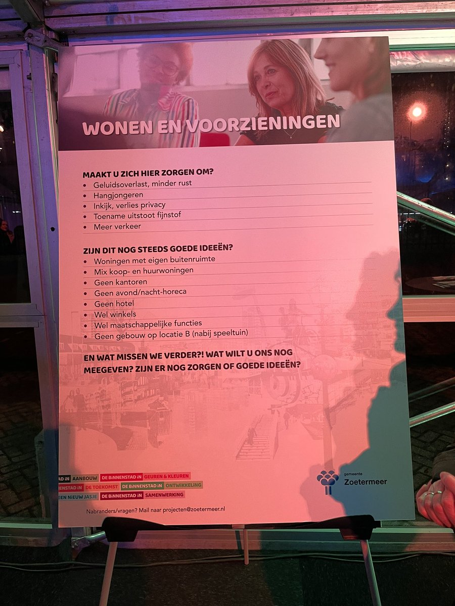 Vanavond aanwezig bij de tweede poging om “het gat in de Markt” te vullen. Veel inwoners namen de moeite om hun zorgen en wensen te uiten. Mooie eerste stap voor goede participatie! <a href="/CDAZoetermeer/">CDA Zoetermeer</a>