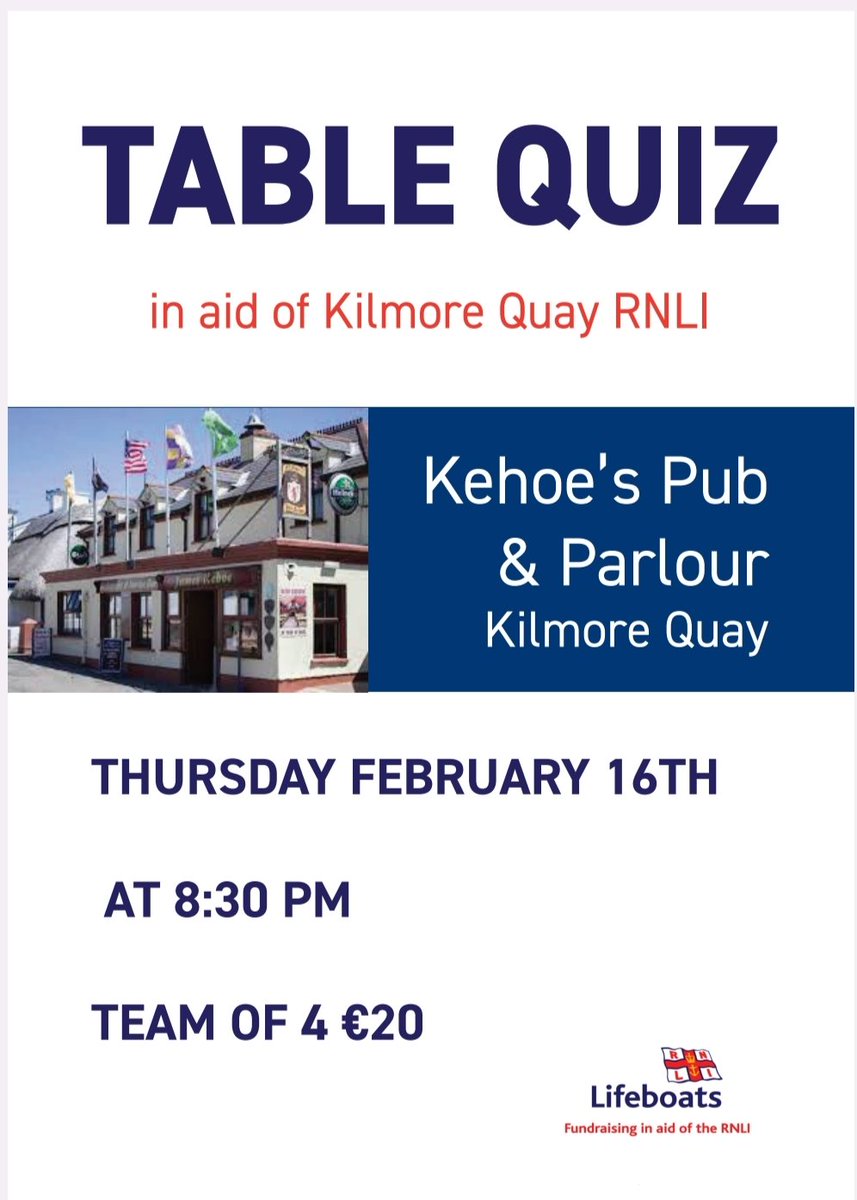 KilmoreQuayRNLI (@kilmorequayrnli) on Twitter photo 
