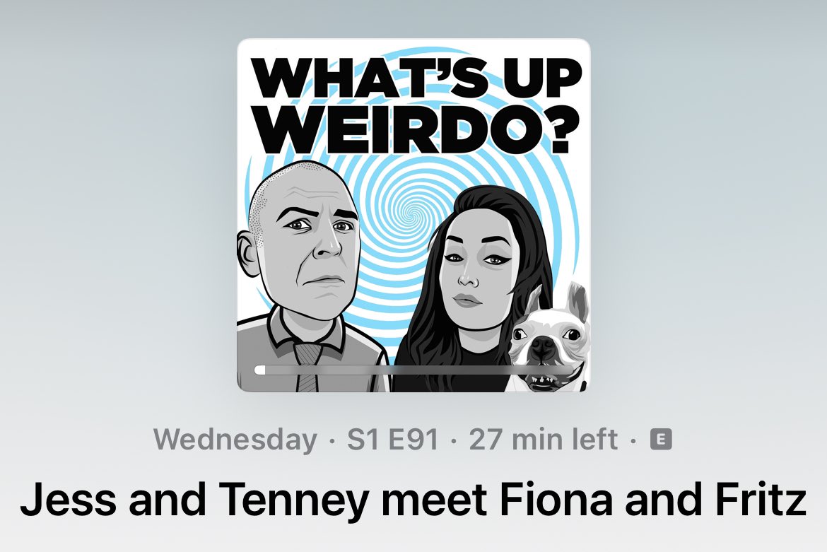 Jessica Knapik on Twitter "NEW What’s Up Weirdo Podcast is live! 👻 We