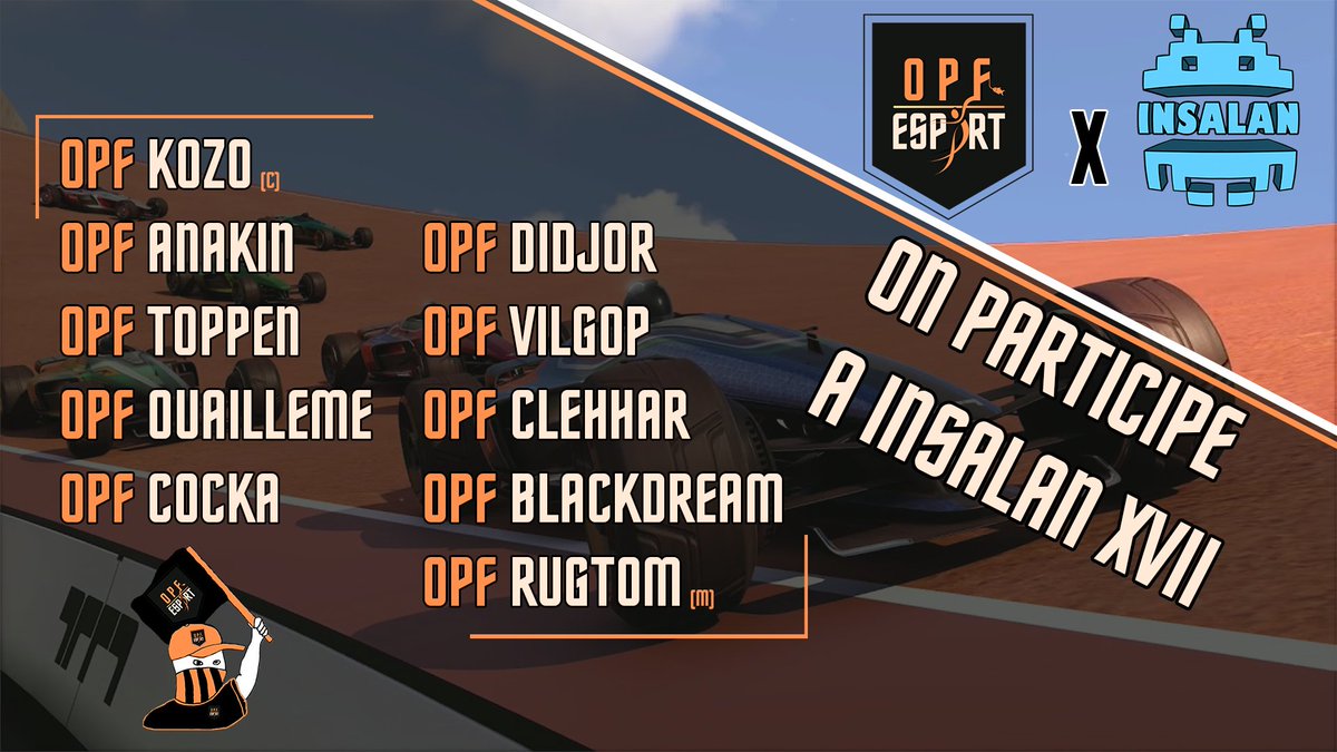 Let's GO !!!!! 
On envahie l'<a href="/insalan/">InsaLan</a> ! 
Incroyable on débarque à 10 ! 
on se retrouve en Stream rapidement ! 😘