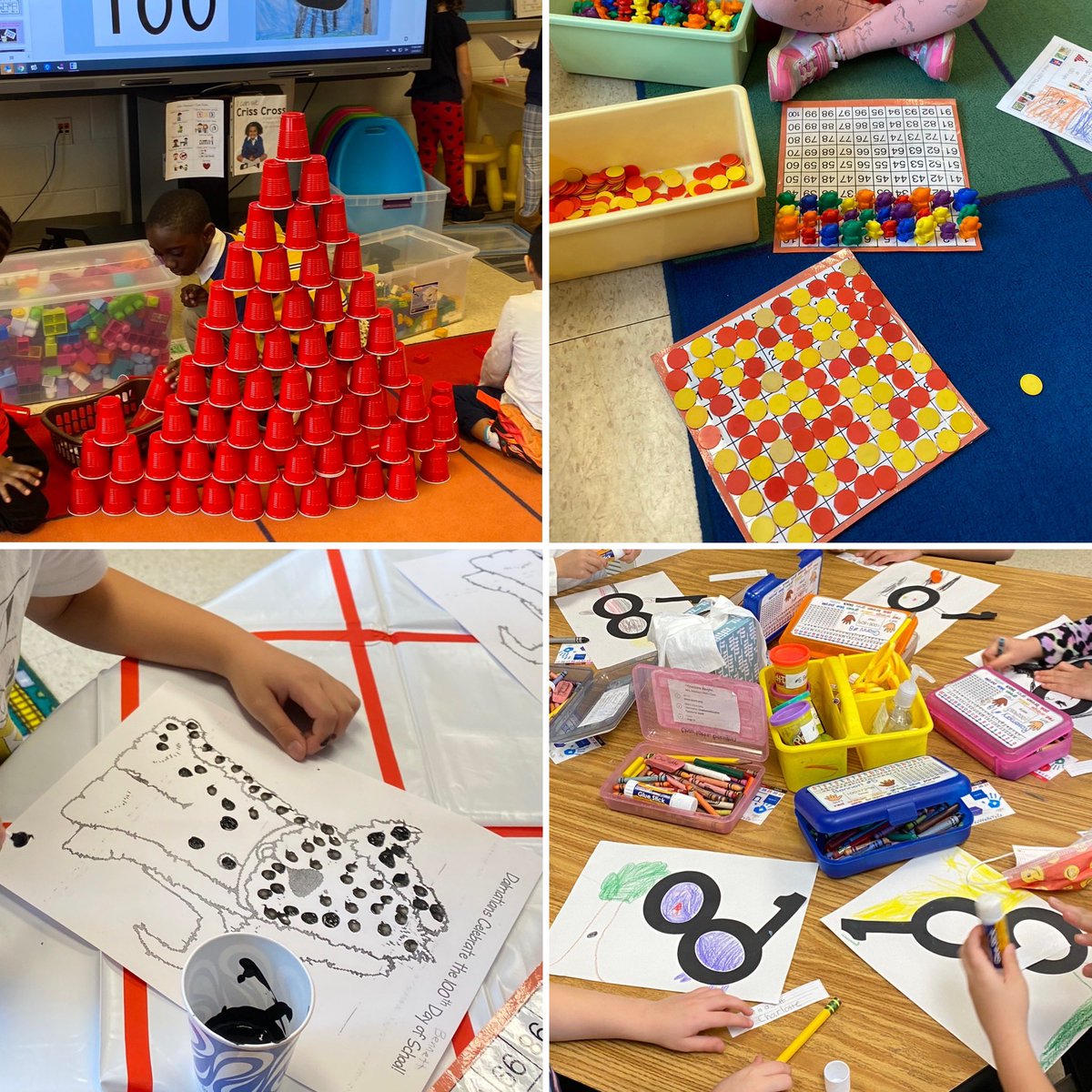 MrsMackeysClass's tweet image. We had an amazing 100th day of kindergarten with Granny Mackey! #100dayofschool