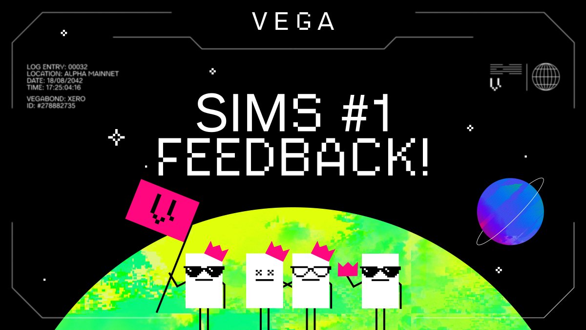 vegaprotocol's tweet photo. Dear Vega Community, we're collecting feedback from Mainnet Sim #1 so that #2 in March can be THAT much better 🫡🫡🫡

100 $VEGA for one lucky person that fills out the form before February 24th👇

https://t.co/kIxwiUUuq0 https://t.co/NSh4B6N9Kc