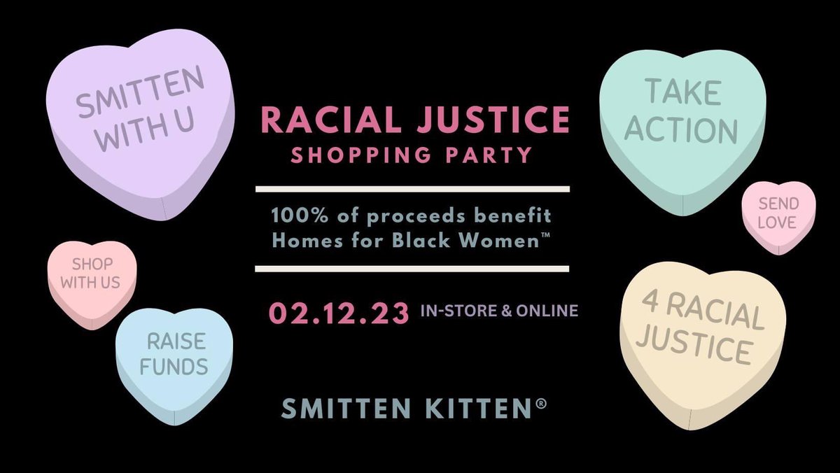 Hey Minneapolis and beyond! 

On 2/12/23 (this Sunday!) please consider shopping at <a href="/SmittenKittenMN/">Smitten Kitten</a> in-store OR online because 100% of proceeds will go to Catriceology Homes for Black Women!

smittenkittenonline.com
