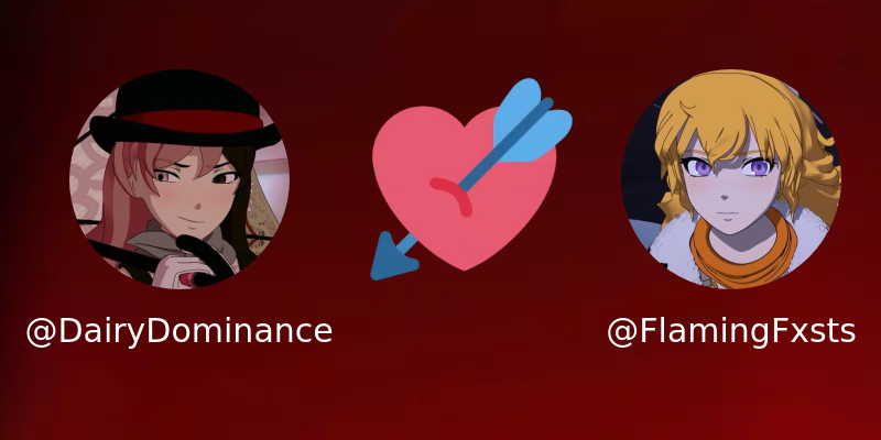 DairyDominance's tweet photo. My Twitter Valentine 2023 is going to be: @FlamingFxsts

Find yours at https://t.co/MwsjONtusm

#valentinesday2023 #ValentinesDay https://t.co/D4k6NBuKrN