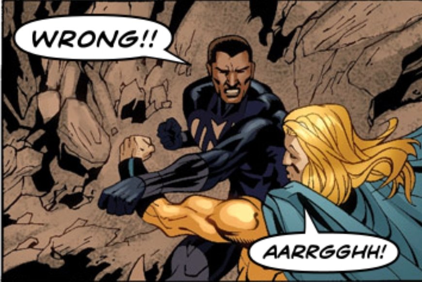 When we contemplate the assertion that a black version of #Sentry would be a great representation of inclusion...

#BlueMarvel