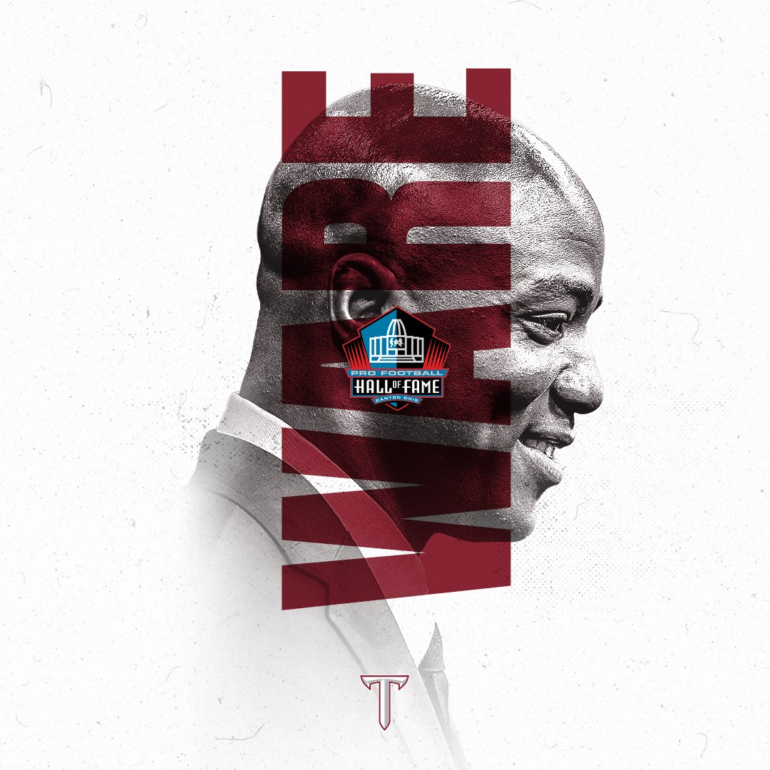 TroyTrojansFB's tweet image. Forever enshrined in greatness. Welcome to the Pro Football Hall of Fame, D-Ware! 
 
#OneTROY ⚔️🏈