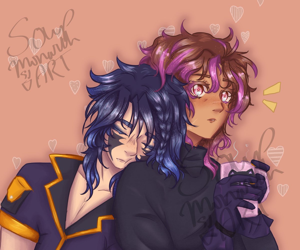SoupMonarchArt's tweet photo. Pspsps any vtk fans here? I offer you the skrunkles 🥰 #villaintokill #vtk #cassianlee #vtkdriver #webtoon #fanart https://t.co/yPkyeelRuL