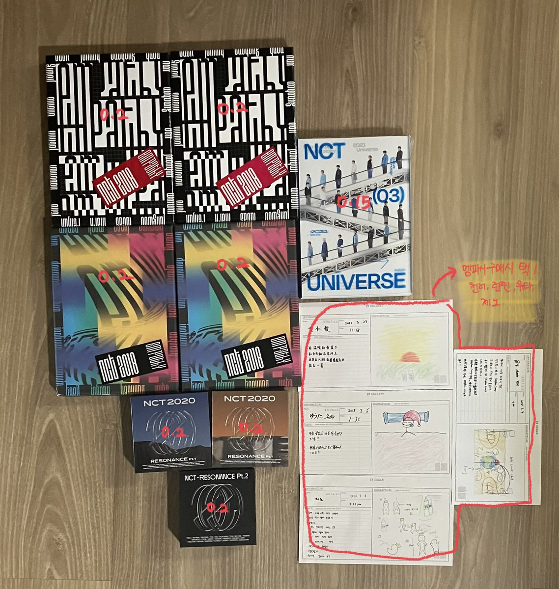 lovveestayy's tweet photo. NCT 127 NCT dream NCT 2018 개봉앨범 팔아요
Nct opened album (photocard X)
모든 앨범 포카 제외 구성품 다 있습니다!

0.3 이상 거래하고 일괄로 하면 더 싸게 드려요 :) 

반택 편택 우체국택배 다 가능하고 택배비는 앨범 무게와 갯수에 따라 상이합니다. 

자세한 가격은 사진 참고해주세요 ♡ https://t.co/l6pRf0MKfM