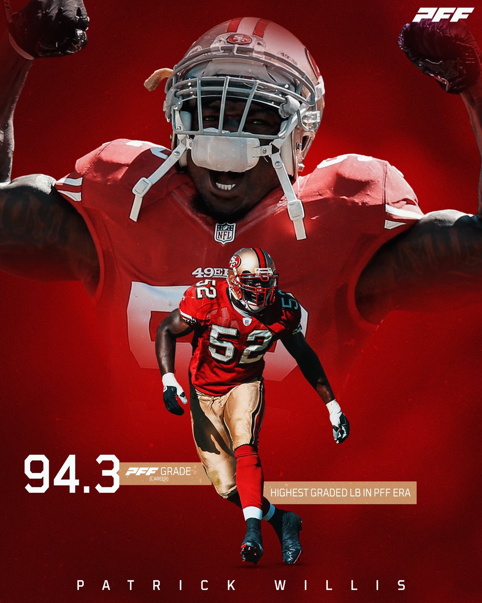 PFF's tweet photo. Was Patrick Willis snubbed? https://t.co/q8mdjfPFEs