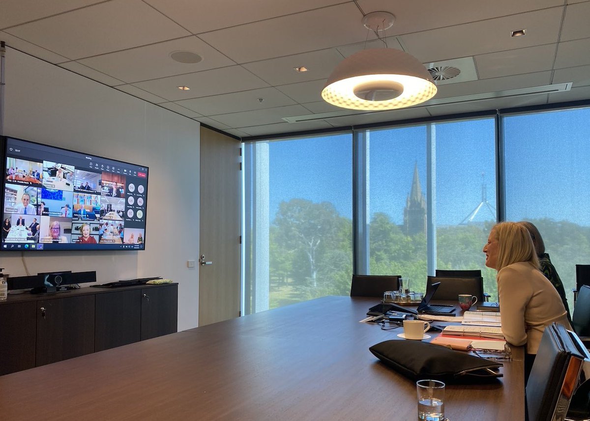 Behind the scenes 📸

Today I had a chance to brief the fed treasurer <a href="/JEChalmers/">Jim Chalmers MP</a> + all state treasurers on the work the Albanese Government is doing to advance gender equality.

Strong consensus that this area is a national priority 👏💪

Shout out to @sammostyn who joined me!