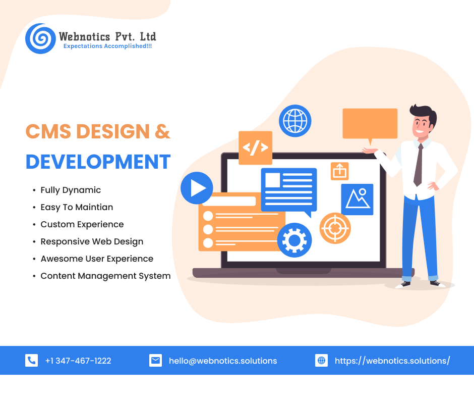 webnoticsindia's tweet image. 𝐂𝐌𝐒 𝐃𝐞𝐬𝐢𝐠𝐧 𝐚𝐧𝐝 𝐃𝐞𝐯𝐞𝐥𝐨𝐩𝐦𝐞𝐧𝐭 𝐒𝐞𝐫𝐯𝐢𝐜𝐞𝐬😀
As a bespoke CMS and website building company, Webnotics Solutions has been in business since 2008, when the open-source solutions we use today were released.
#CMS #cmsdesign #cmsdevelopment
#websitedesigning