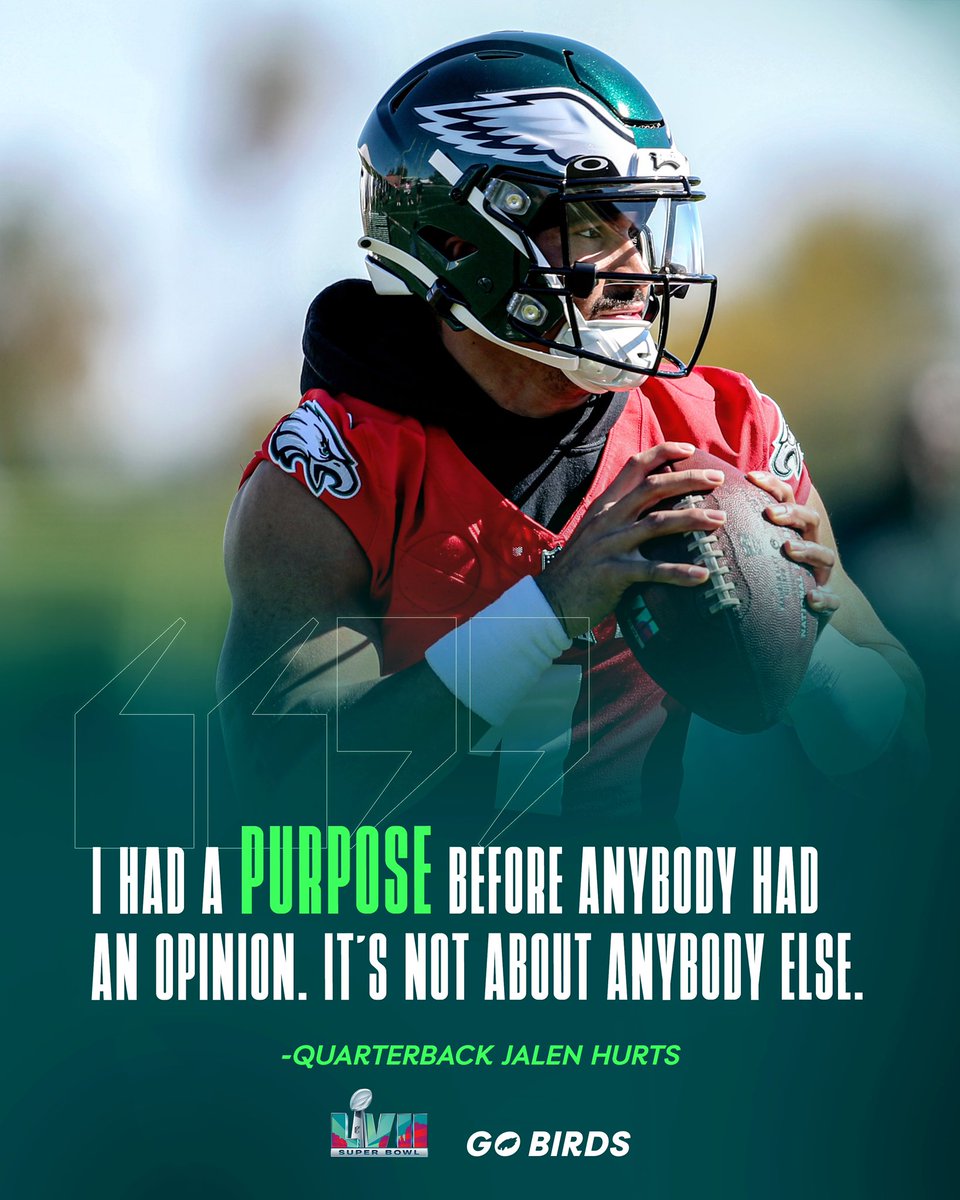 “I know y'all like that one.”

#SBLVII | #FlyEaglesFly