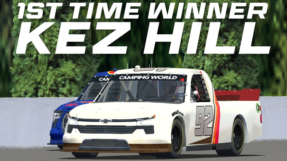 stingernr2003's tweet photo. Congrats to Kez Hill on his first win in STINGER NR2003. After battling for the entire night with drivers like Alex Mullin and Ben Cusson he was able to make a move with 3 to go and bring it home.

You can watch the full race here: https://t.co/T3SqN8DTLh

#nr2003 #NASCAR https://t.co/iSwaBIi1EJ