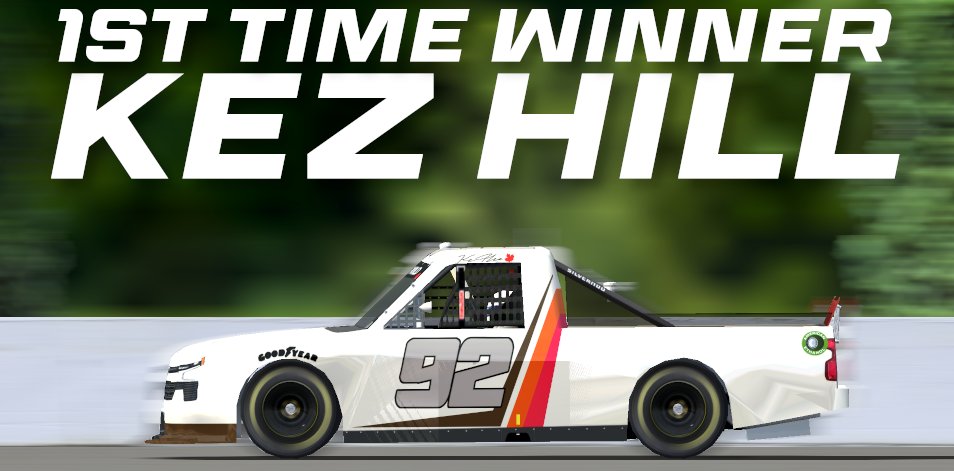 stingernr2003's tweet photo. Congrats to Kez Hill on his first win in STINGER NR2003. After battling for the entire night with drivers like Alex Mullin and Ben Cusson he was able to make a move with 3 to go and bring it home.

You can watch the full race here: https://t.co/T3SqN8DTLh

#nr2003 #NASCAR https://t.co/iSwaBIi1EJ