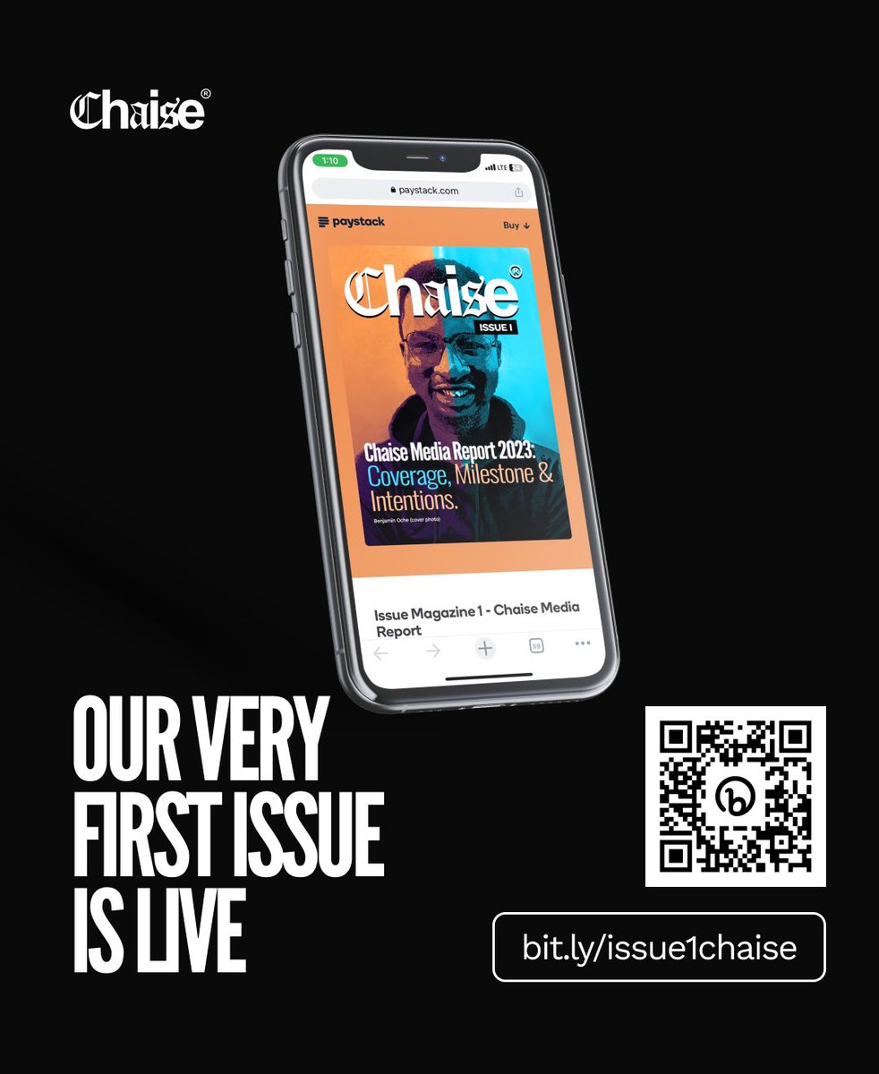 Finally!🎉🎉

Our very first issue is live, click the link in our bio to purchase for N1,000 Naira.

Share to your stories and tag us🤞🏾

#magazine #chaiseissue #publication #magazinecover #community #tech #bama2017magazine #magazines