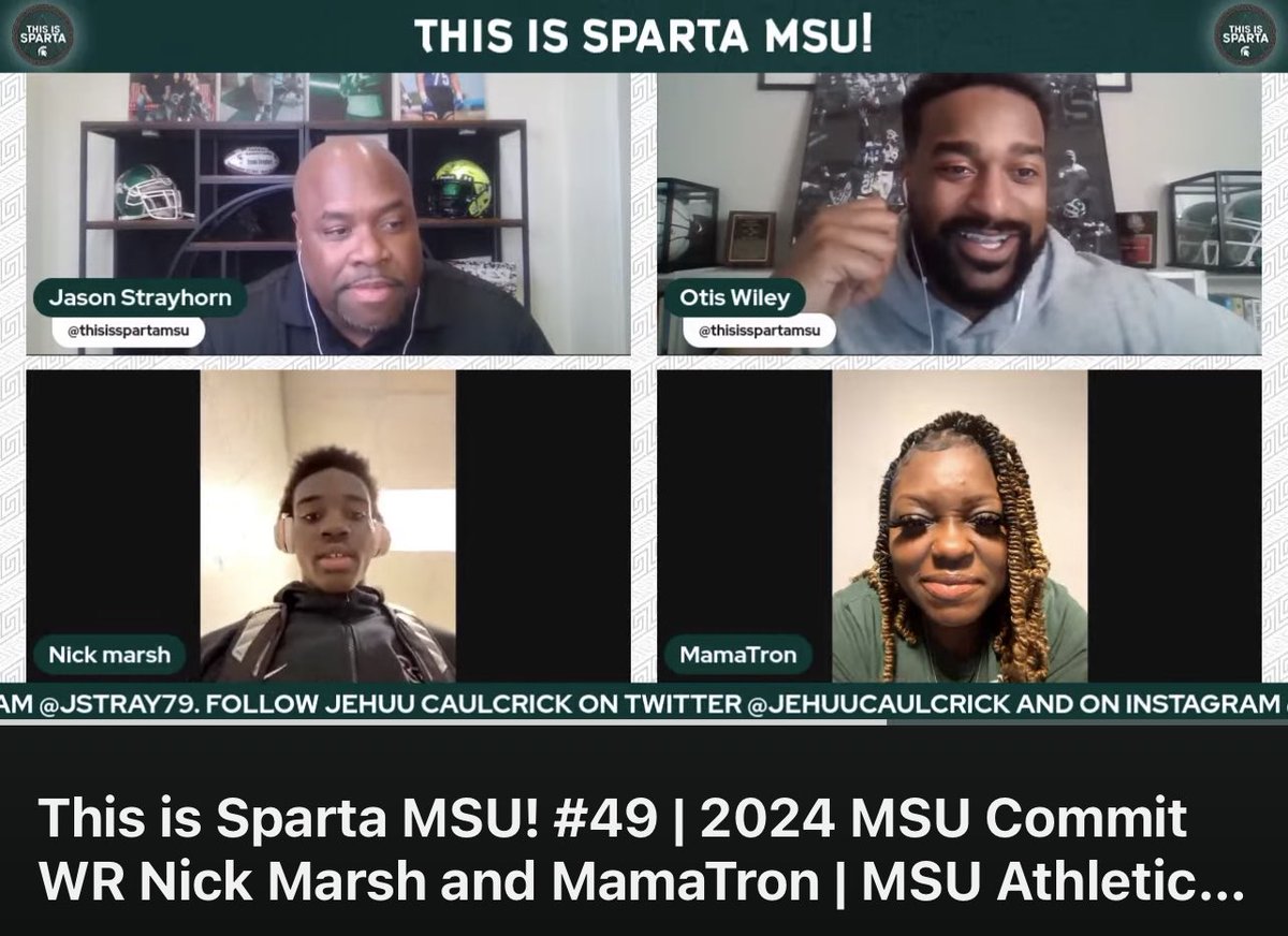This is Sparta MSU Podcast tweet media