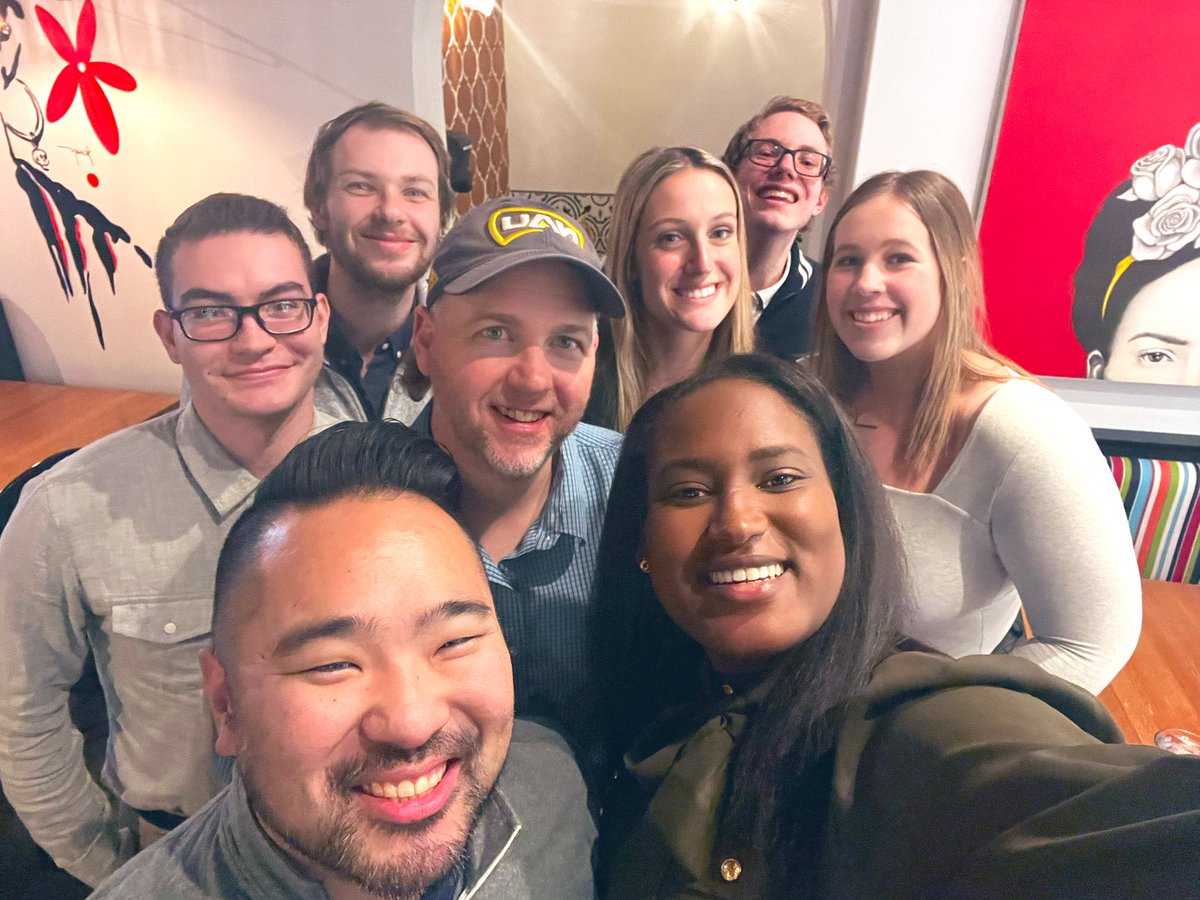 cheymumph's tweet photo. Not only did I meet the @AP CEO and SVP yesterday, I also was able to meet up with the @NAU_MICsports Super Bowl coverage team and @ProfFaust! Good luck this week all 🙌🏾 https://t.co/dpVMguKYV7