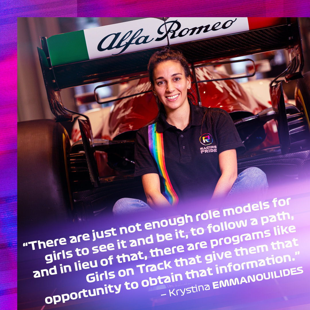 On International Day of Women &amp; Girls in Science, we celebrate the people who inspire the pursuit of STEM subjects and careers 👩‍🔬

<a href="/kr_ys_ti_na/">Krystina Emmanouilides</a>, CFD Engineer for <a href="/alfaromeof1/">Alfa Romeo F1</a>, is an Aussie ambassador for Girls on Track, which aims to increase female participation in motorsport 🙌