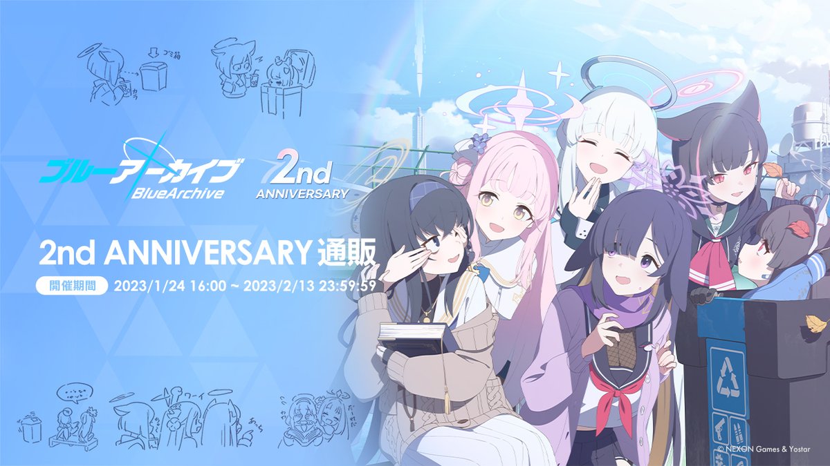 ブルーアーカイブ 2nd Anniversary TreasureBox