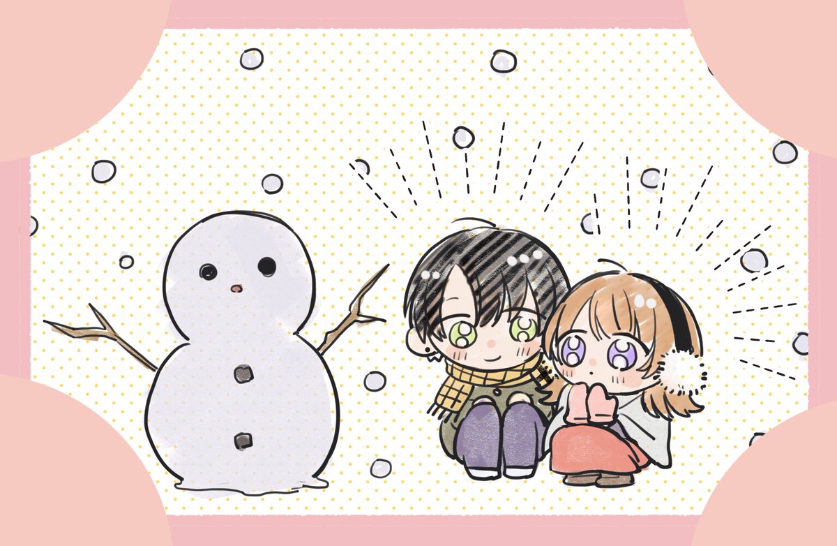 雪だー!☃️❄️ 