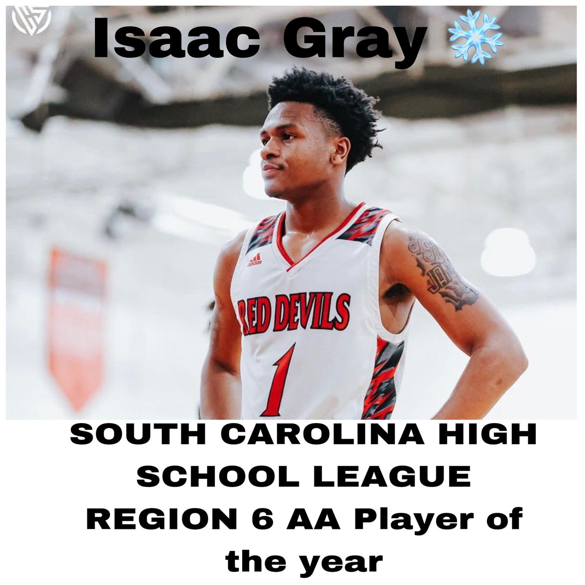 Blessed to say that I was named player of the year🙏🏽 Im still not satisfied yet tho…. I want to put a smile on the city face 🏁 💍 #grateful #unsigned