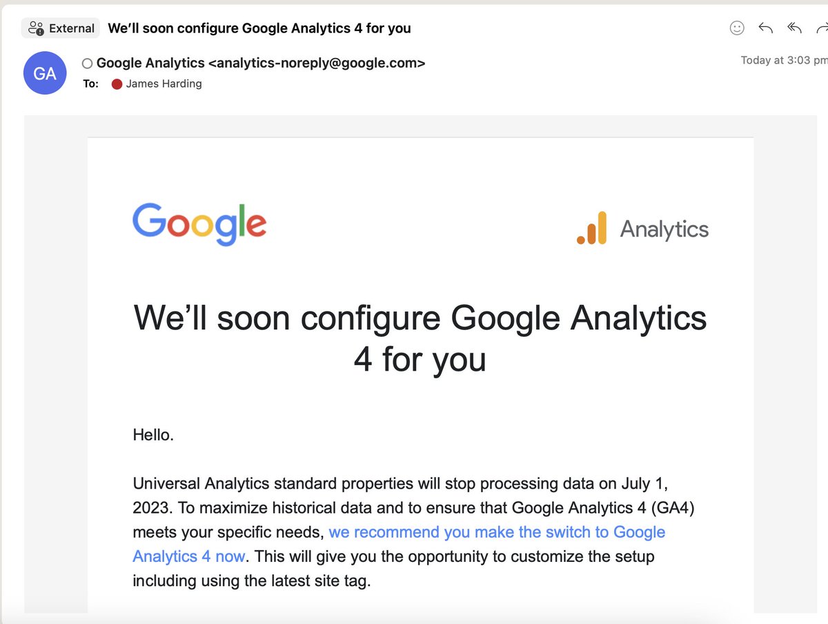 Really CBA with this... 😩 #ga4