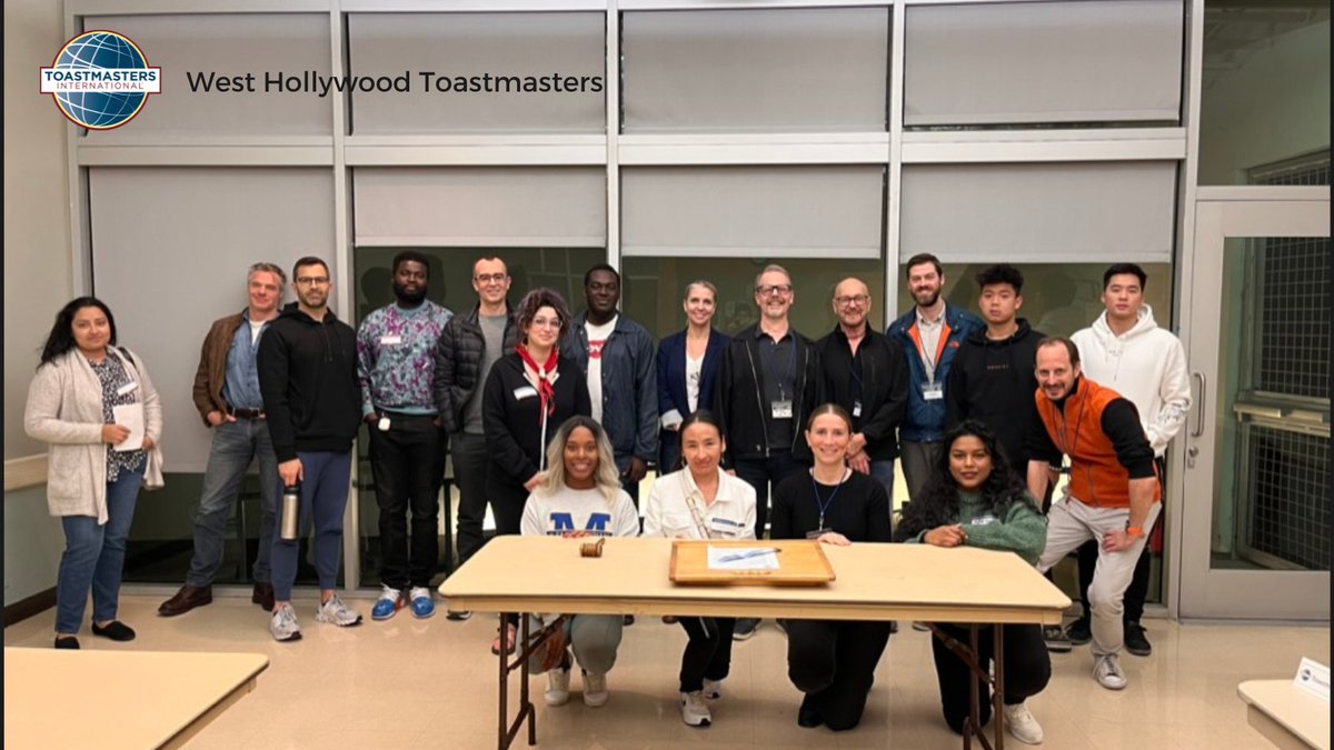 West Hollywood Toastmasters tweet media