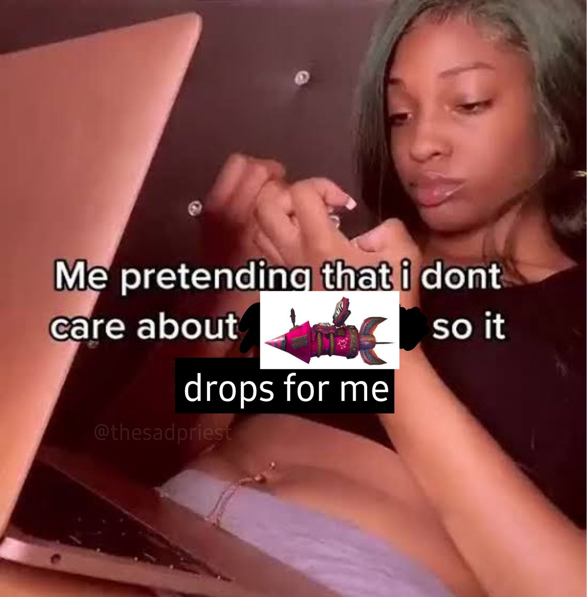 thesadpriest's tweet image. i made a meme