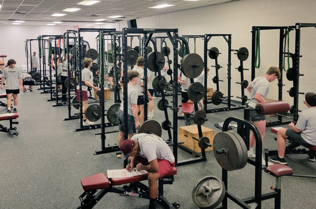 Anticipation is building. Every rack is full. 11 days till opening day. <a href="/SalemSpartanBB/">Salem Baseball</a> #outworkoutplay