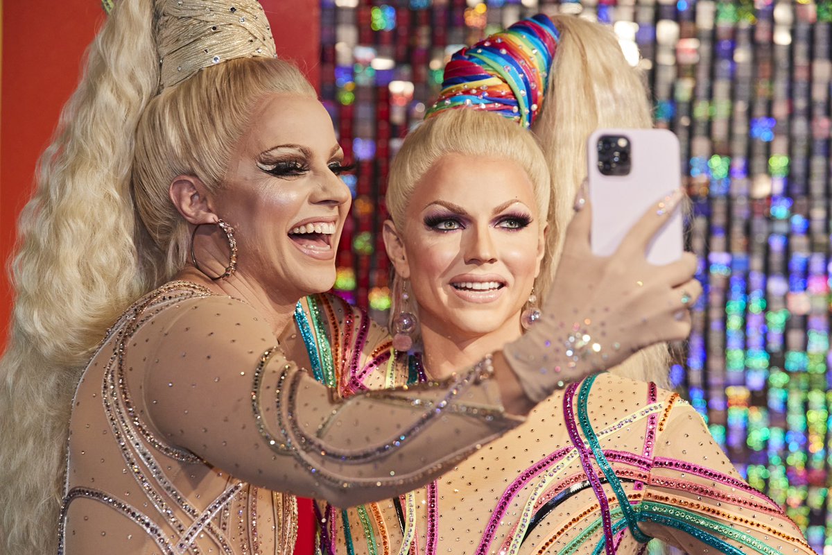 “I didn’t know my ass looked that good! Anyone growing up in my generation thinks of being a #MadameTussauds wax figure as this unrealistic wild & crazy dream!” - Australian drag superstar @courtneyact - part of @TussaudsSydney’s Pride Zone @SydWorldPride #SydneyWorldPride #LGBTQ