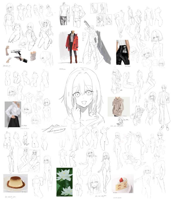 最近の練習をまとめました～!
いっぱい描いてます💪 