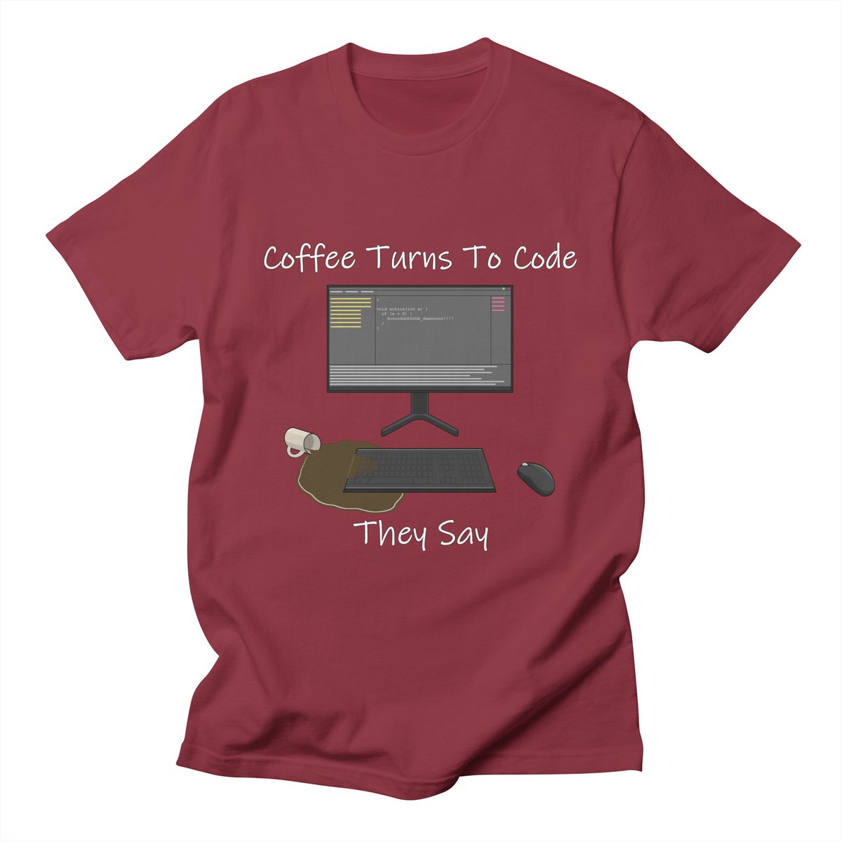 Orange_Juice_1_'s tweet photo. Want something else on that screen? Let me know!
#fun #painting #paintingoftheday #art #shirts #presents #Accessories #funny #nonesense #programming #programmer #Software #SoftwareDeveloper #SoftwareEngineer #softwarejokes #Coffee #CoffeeTime #CoffeeLover #Geek
@threadless https://t.co/wTPJLFLg3H
